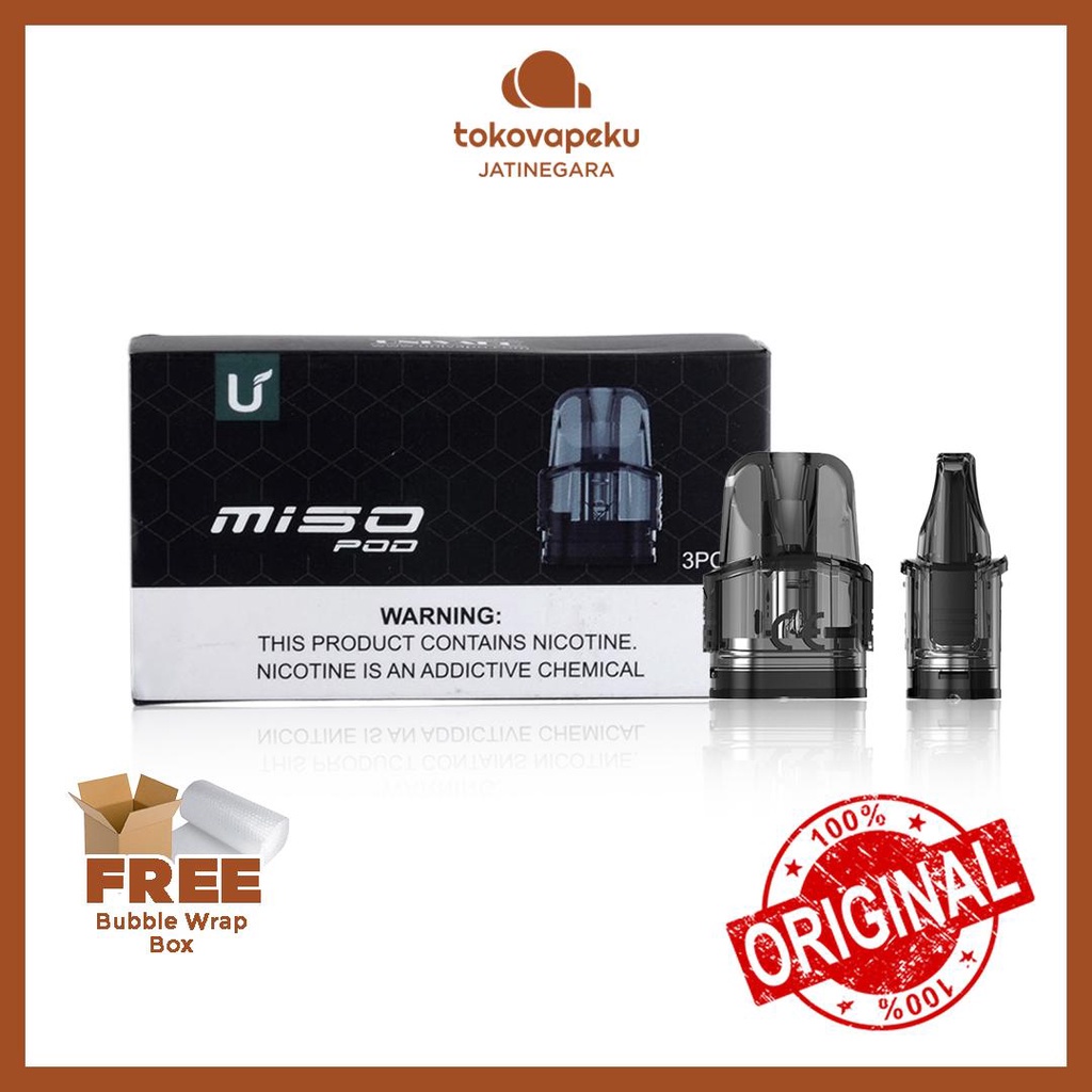 Jual CARTRIDGE MISO POD 2ML CARTRIDGE MISO ORI by UNIVAPO | Shopee ...