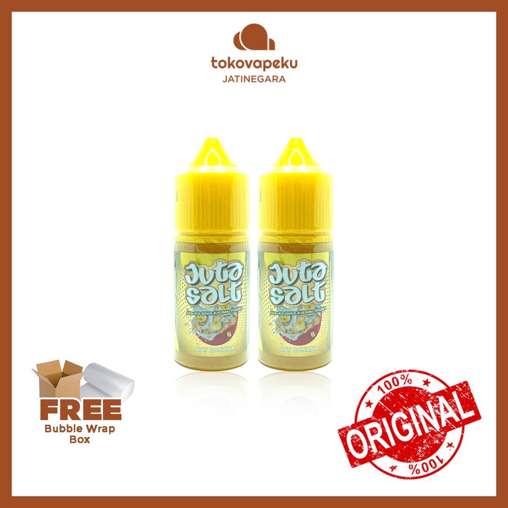 Jual Juta Salt Oats Banana Ml Juta Saltnic Ori By Rsr Brew X Vapeboss Shopee Indonesia