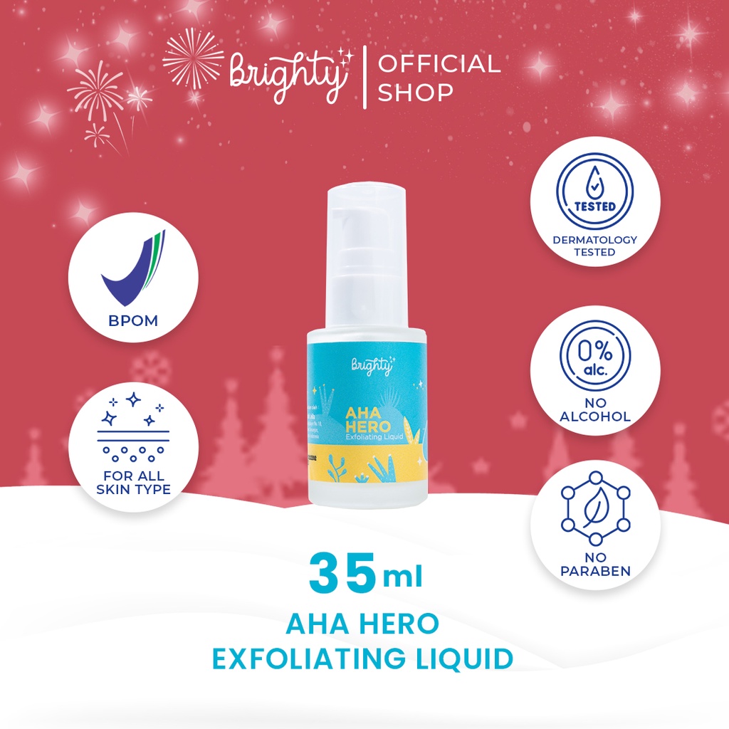 Jual Brighty Aha Hero Exfoliating Liquid (Serum Pencerah / Jerawat