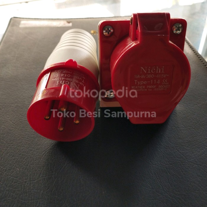 Jual Guid Steker Genset / Steker 3 Phase 4 Pin | Shopee Indonesia