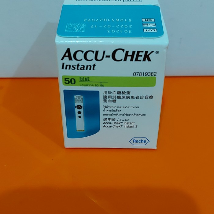 Jual Ready Test Strip Accu Chek Instant Roche Accuchek Glucosa Gula