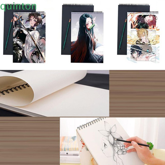 Jual Buku Gambar Sketsa - Promo A4 Ukuran Buku Demon Sketsa Anime Anak