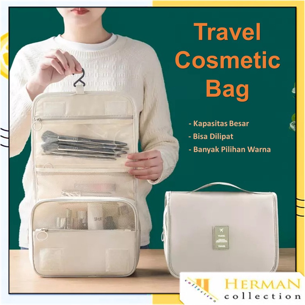 Jual HC Travel Bag Storage Make Up Tas Penyimpanan Kosmetik ...