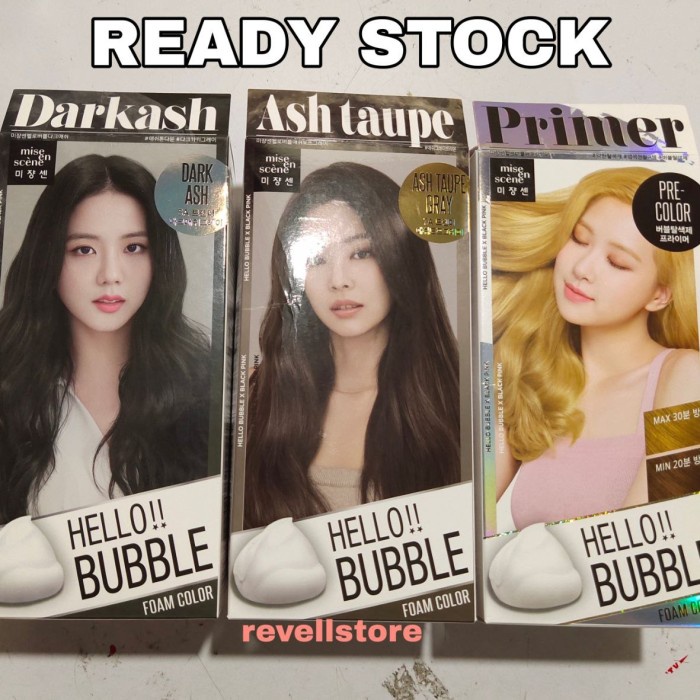 Jual Mise En Scene Hello Bubble Dark Ash Taupe Primer Hair Color Korea