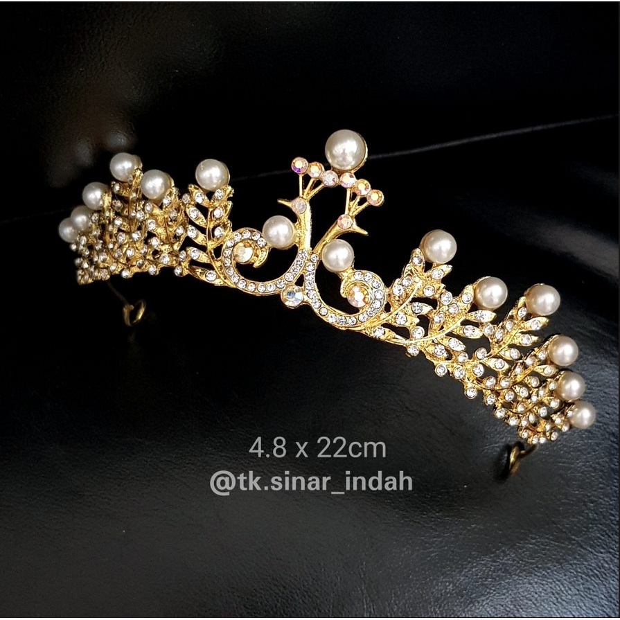 Jual Mahkota / Headpiece / Crown Import (GOLD) | Shopee Indonesia