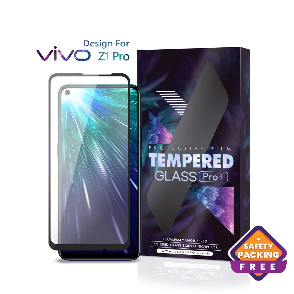 Jual Glass Pro Tempered Glass Vivo Z1 Pro Full Cover Premium