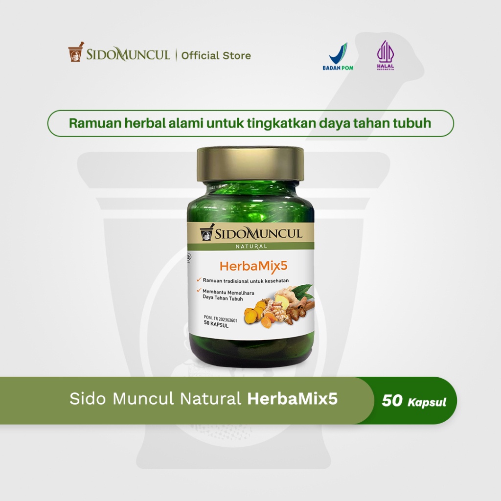 Jual Sido Muncul Natural Herbamix5 Ramuan Herbal Alami Daya Tahan Tubuh Shopee Indonesia 0869