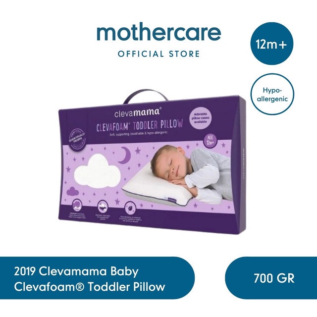 Jual 2019 Clevamama Baby Clevafoam® Toddler Pillow Bantal Bayi 12