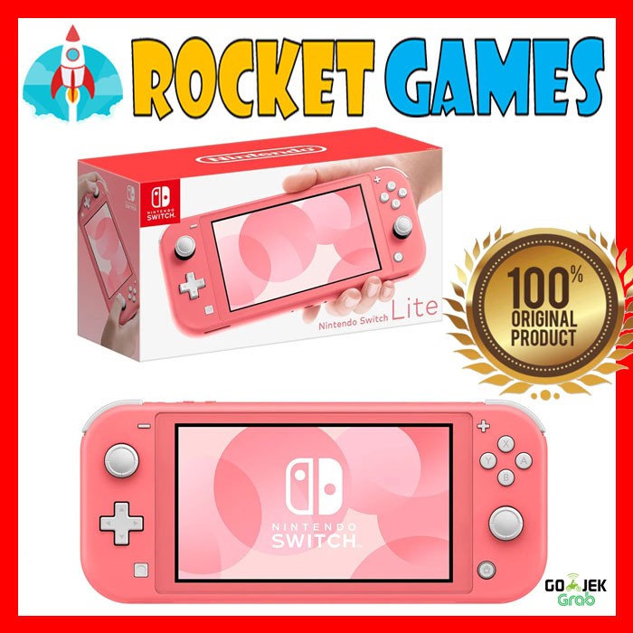 Jual Nintendo switch lite Pink Coral | Shopee Indonesia