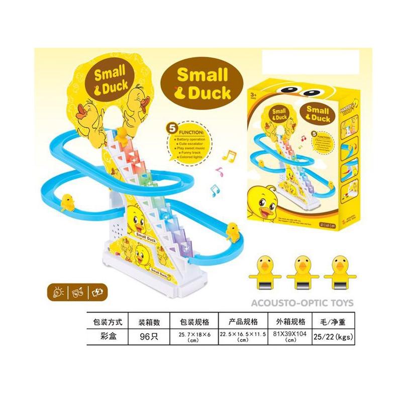 Jual COD Mainan anak track naik tangga seluncuran bebek kuning small ...