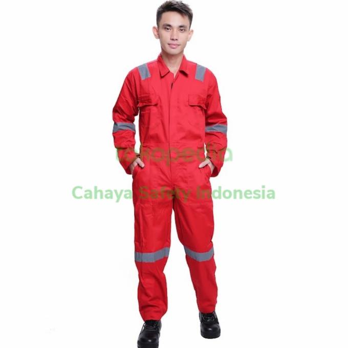 Jual Wearpack safety / Seragam kerja safety / Coverall safety proyek ...