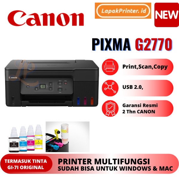Jual Printer Canon Pixma G2770 All In One New Shopee Indonesia 1688