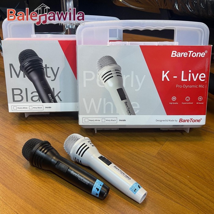 Jual PROMO BARETONE K LIVE BLACK OR WHITE PREMIUM PRO DYNAMIC