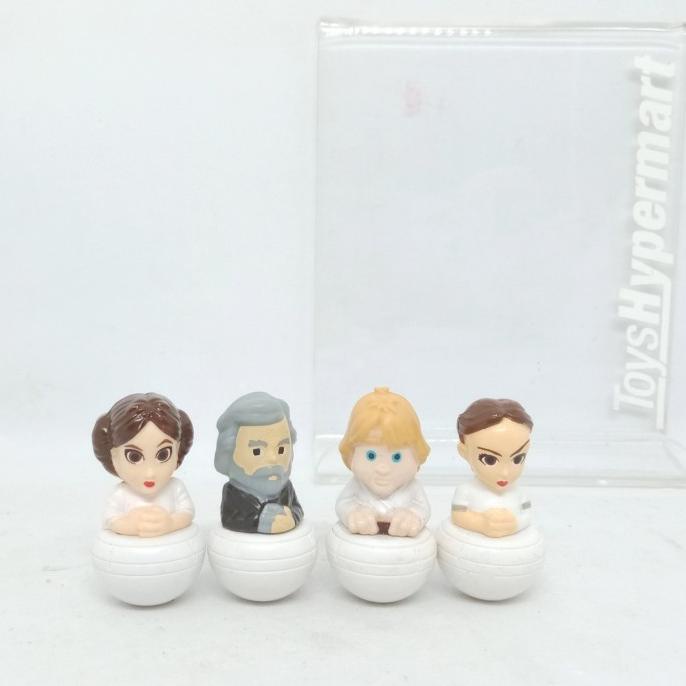 Jual ORI Luke Skywalker and Princess Leia Star Wars Mighty Beanz Roly ...