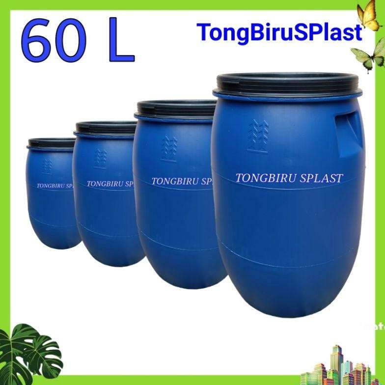 Jual Kualitas Terbaik Tempat Sampah Biru 60l Tong 60l Tong Air Biru