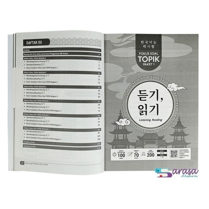 Jual Buku Tes Bahasa Korea Fokus Soal Topik And Eps Topik Shopee Indonesia