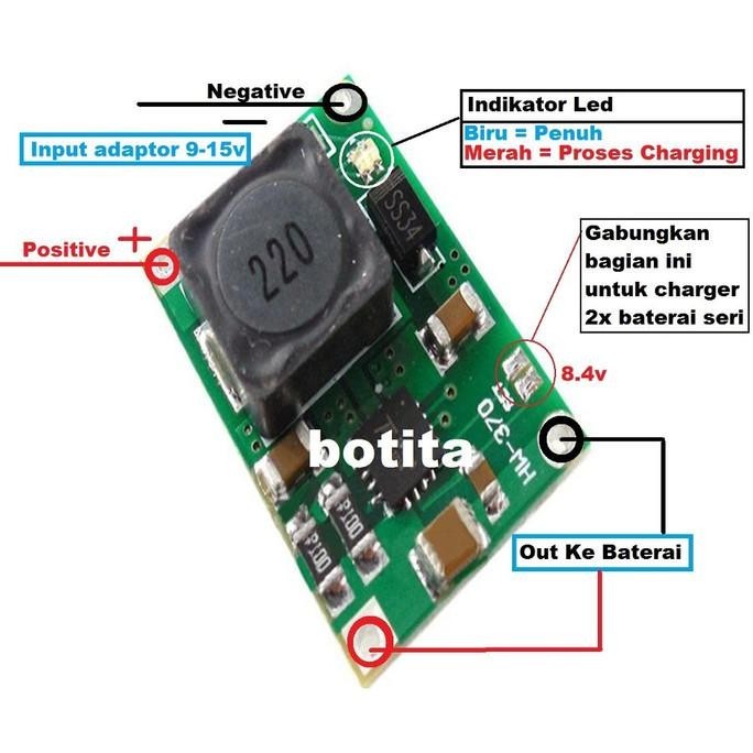Jual Terjangkau - Modul Charger Cas HT Kit Charge Board Baterai Lithium ...