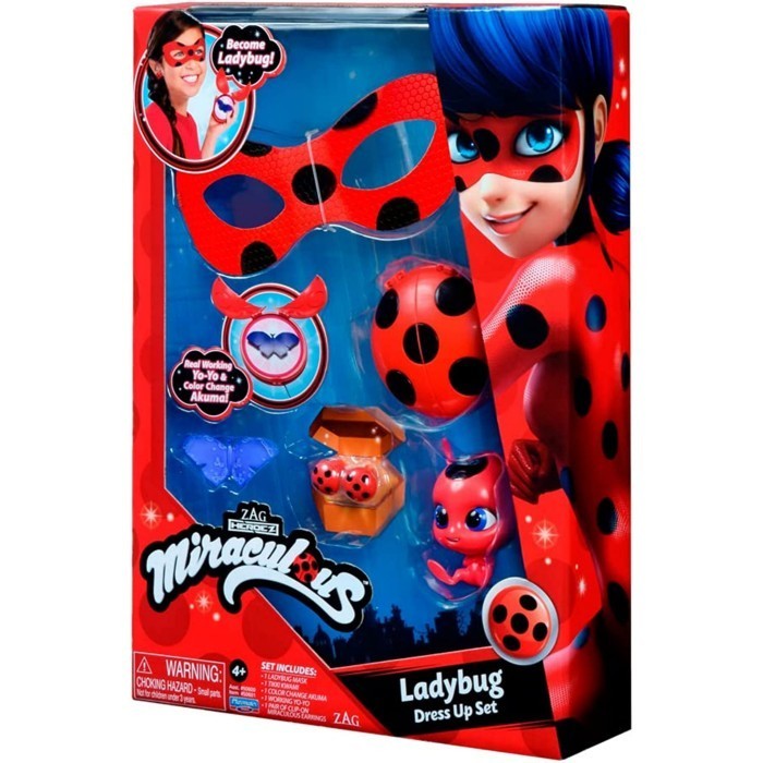 Jual [COD] Miraculous Ladybug Dress Up Set Mainan Costume Superhero ...