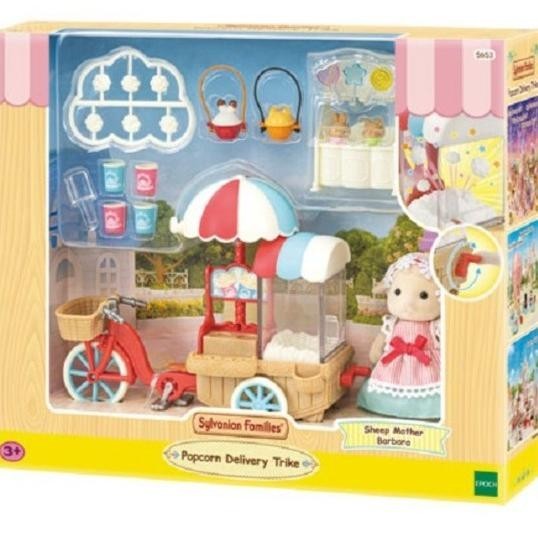 Jual Mainan Koleksi Sylvanian Families Popcorn Delivery Trike Shopee