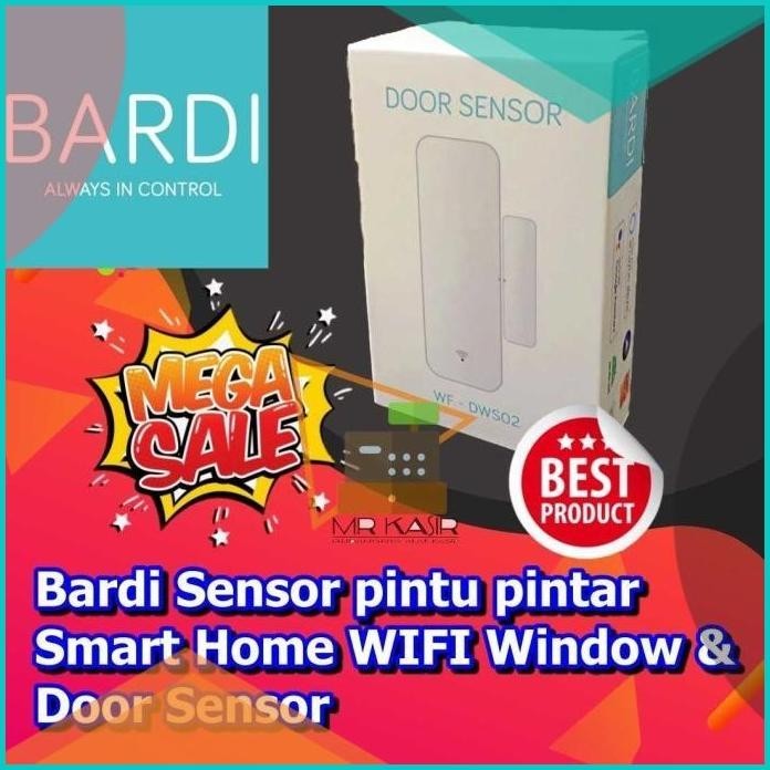 Jual Bardi Sensor pintu pintar Smart Home WIFI Window & Door Sensor ...