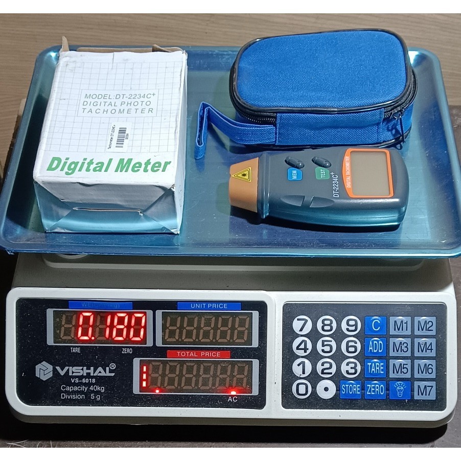Jual Tachometer LCD Digital Laser Photo RPM Meter Alat Pengukur ...