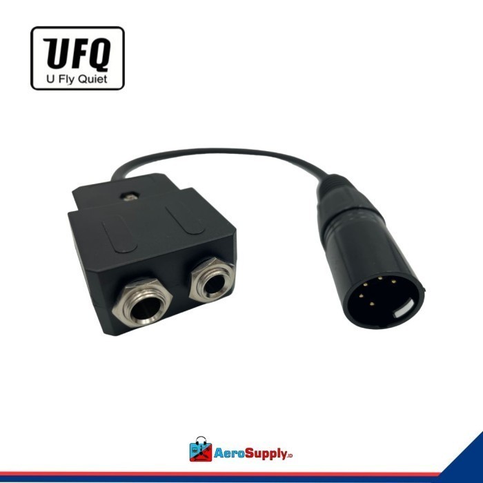 Jual Adapter Headset Dual Ga Boeing To Airbus Xlr Plug Ufq Shopee Indonesia 7637