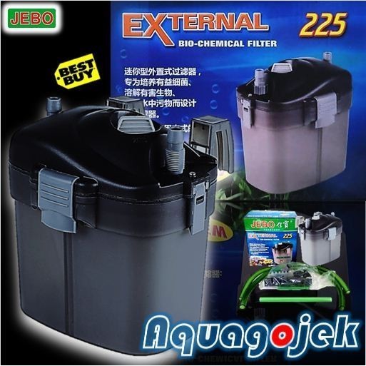 Jual Jebo 225 Aquarium Aquascape External Canister Filter Shopee
