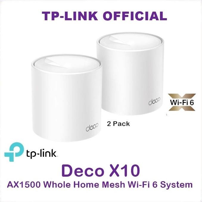 Jual Tp-Link Deco X10 Ax1500 Whole Home Mesh Wi-Fi 6 System ( 2 Pack ...