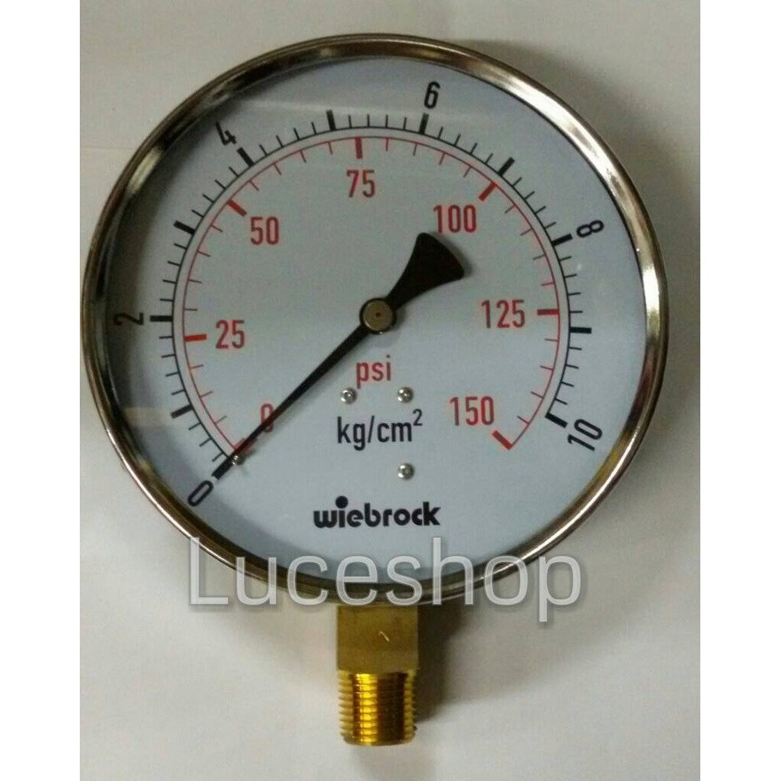 Jual Pressure Gauge / Manometer pengukur tekanan air , angin | Shopee ...