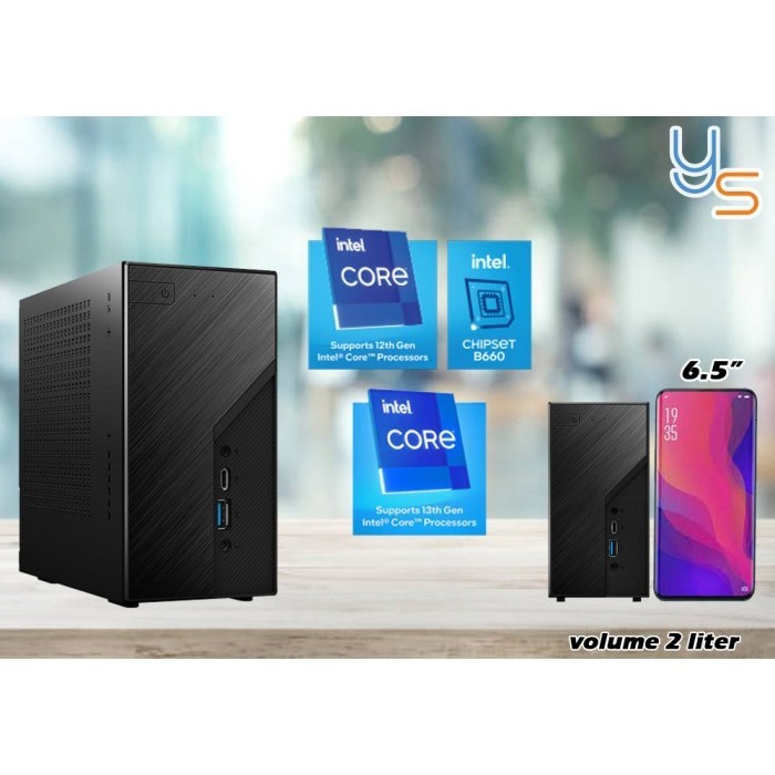 Jual ASROCK DESKMINI B660 SERIES MINI PC BAREBONE CASE ADPTOR ...