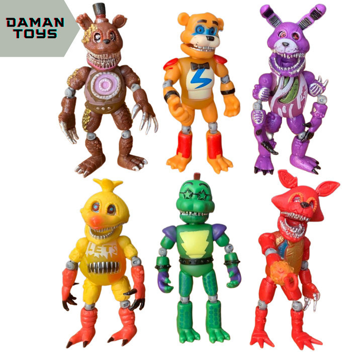 Jual Mainan Anak Action Figure Fnaf Five Night At Freddy Toys Bonie ...