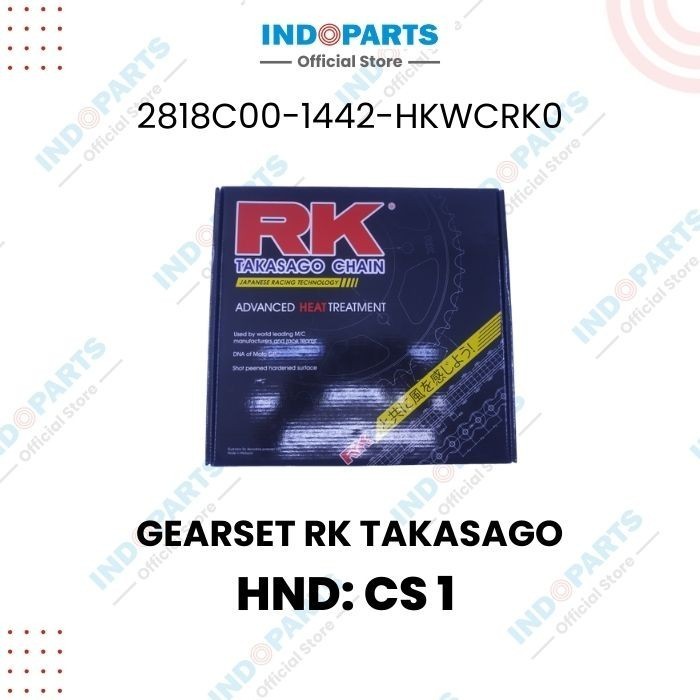 Jual GEAR SET (girset) HONDA CS 1, RK Takasago (Rantai Tebal) | Shopee ...