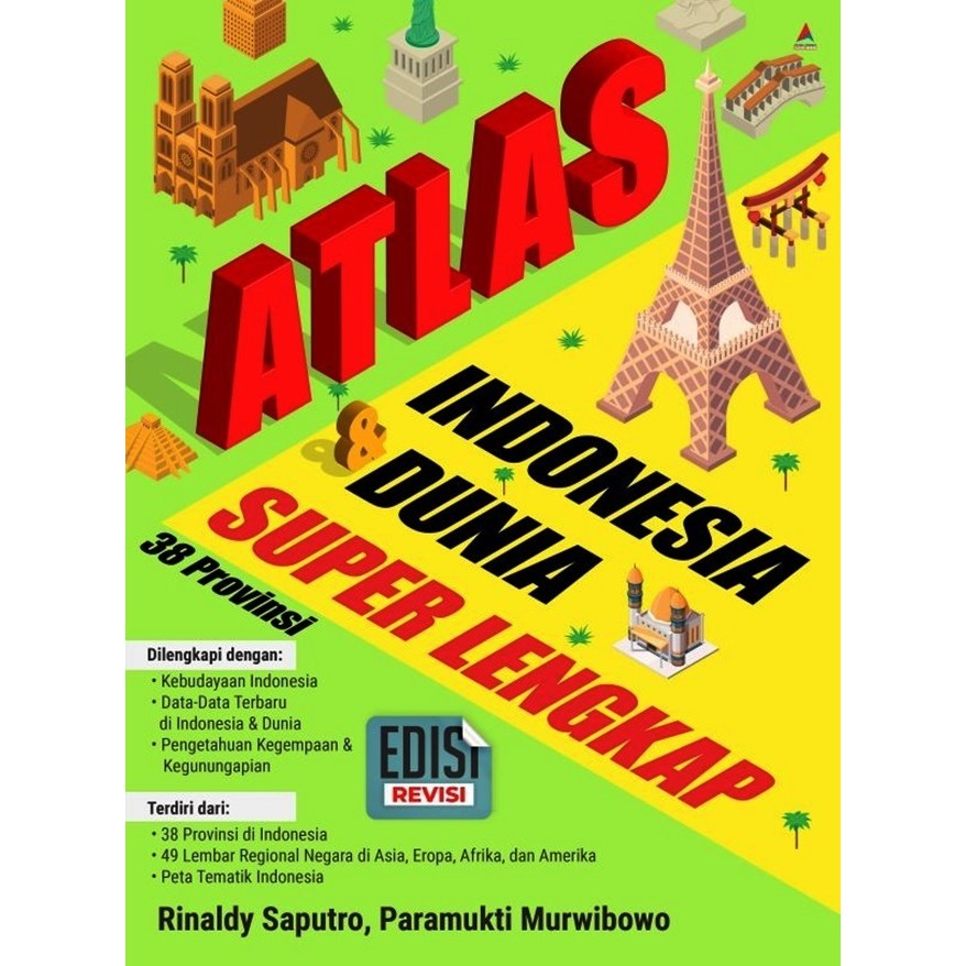 Jual Atlas Indonesia & Dunia Super Lengkap : 38 Provinsi | Shopee Indonesia