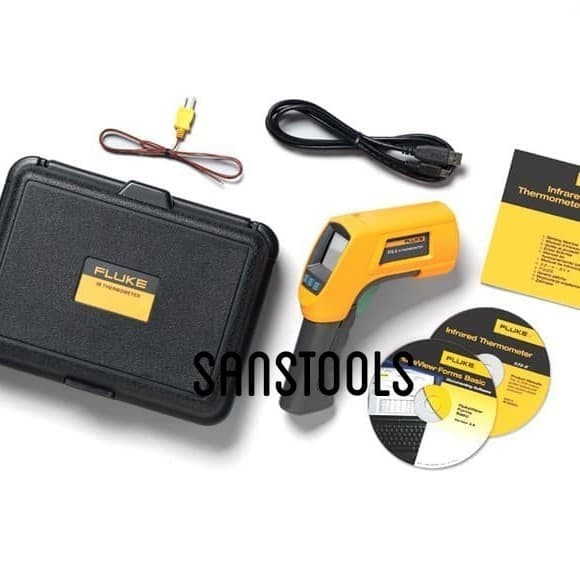 Jual Fluke 5722 Digital Dual Laser Infrared Thermometer Gun Suhu