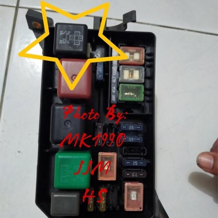 Jual RELAY FUSE BOX EFI FHTR HITAM KAKI 4 12 V TOYOTA GREAT COROLLA