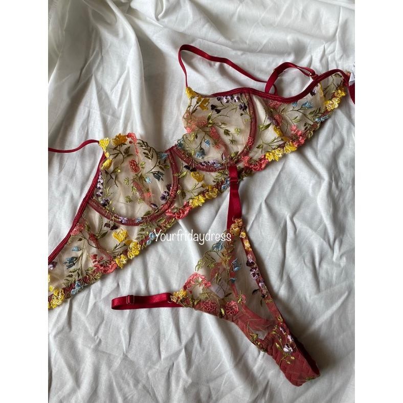 Wild Lovers Georgia Floral Embroidered Underwire Bra