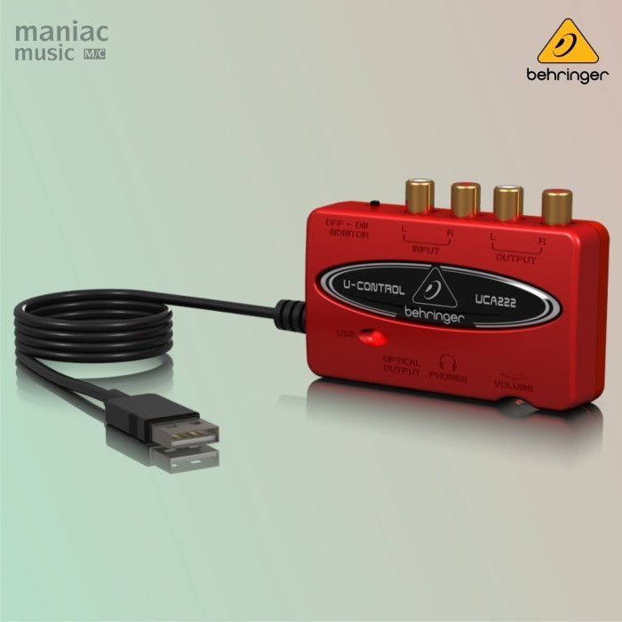 Jual Behringer Uca222 (Soundcard Recording, Usb Audio Interface, Rca