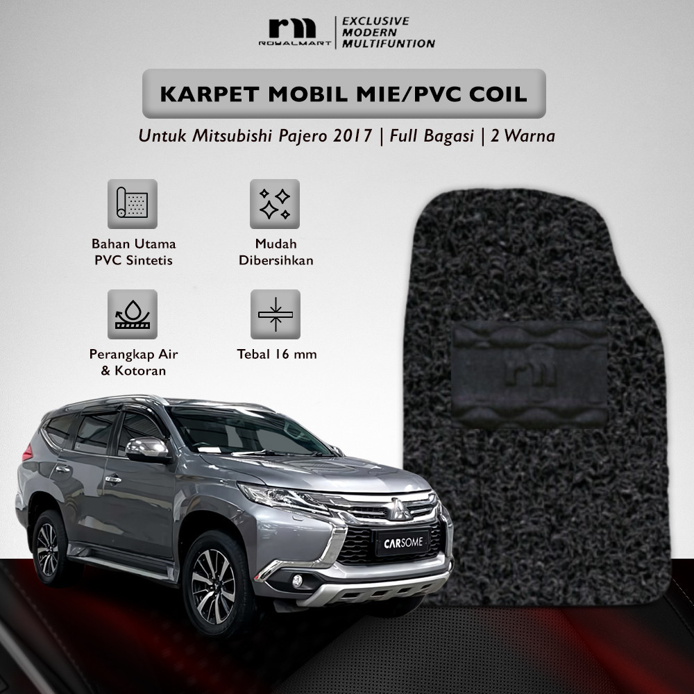 Jual Royal Mart Karpet Mobil Mitsubishi Pajero Full Bagasi