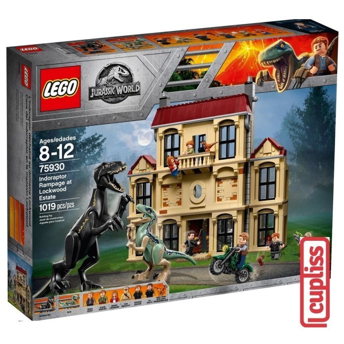 Jual Lego Jurassic World 75930 Indoraptor Rampage At Lockwood Estate ...