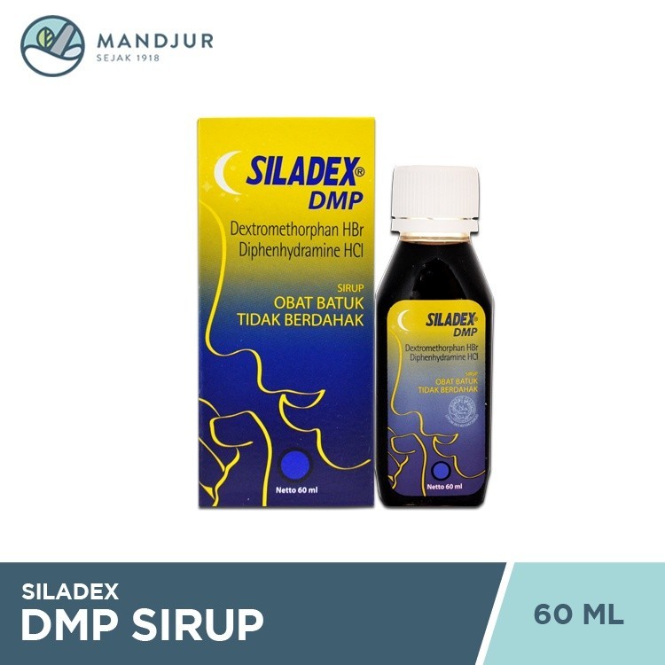 Jual Siladex DMP Sirup 60 mL - Sirup Obat Batuk Tidak Berdahak dan