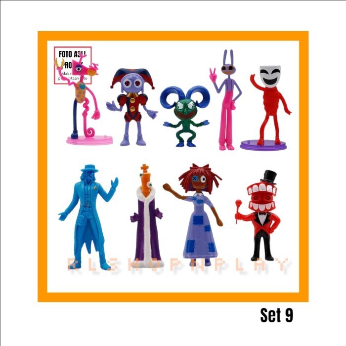 Jual FIGURE SET THE AMAZING DIGITAL CIRCUS TADC RAGATHA ZOOBLE GANGLE ...