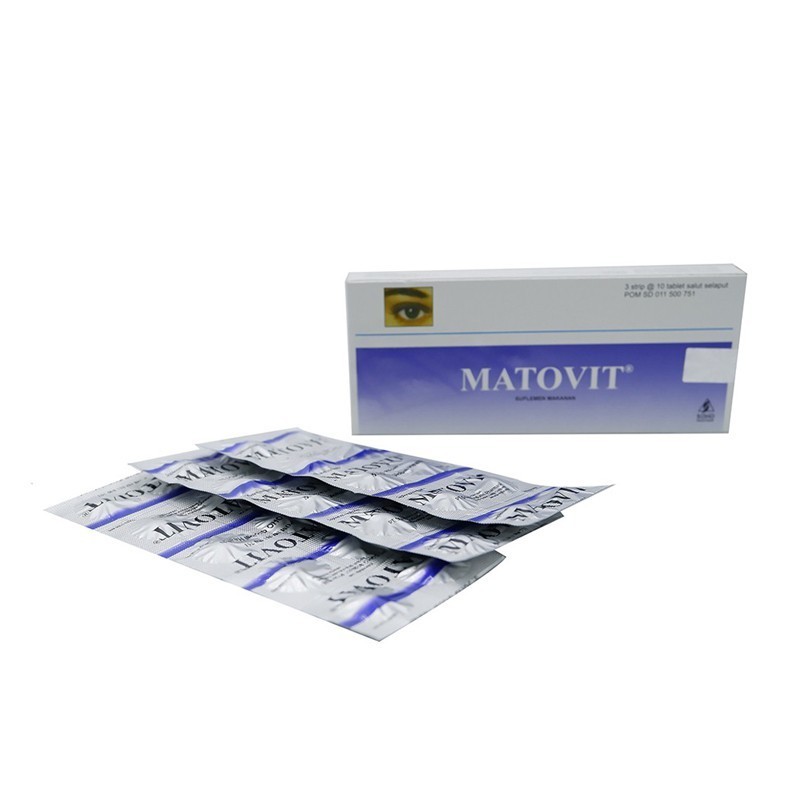 Jual Matovit 10 Tablet/Suplemen Kesehatan mata | Shopee Indonesia