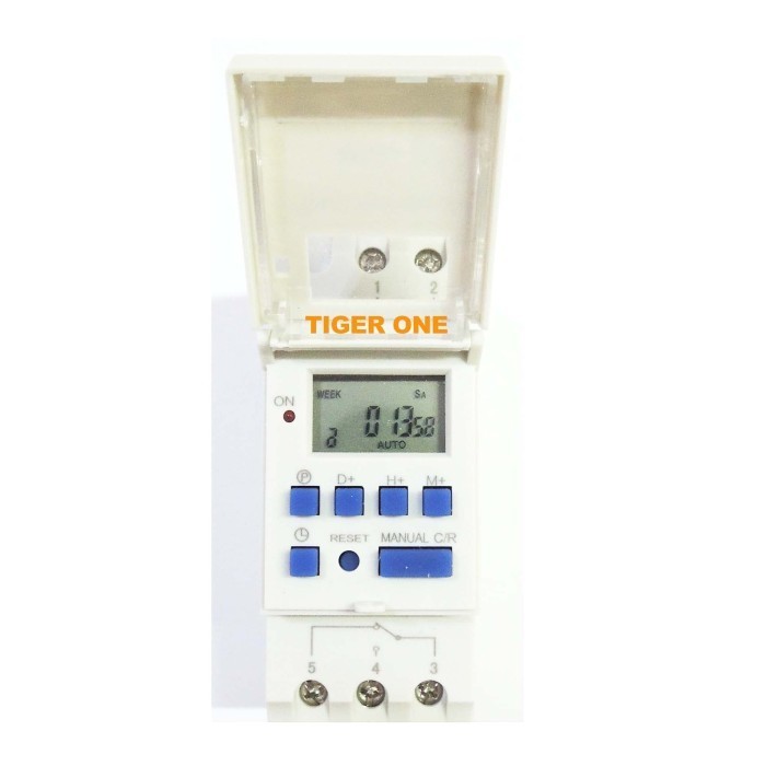 Jual MCB TIMER digital, Timer Switch THC15A, panel lampu listrik ...