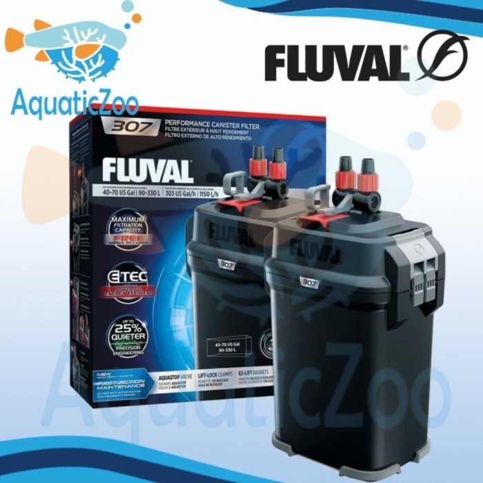 Jual Canister Fluval 307 Canister Filter 1150LPH Filter Canister