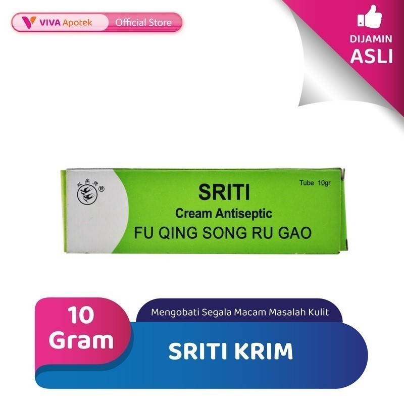 Jual Sriti Krim Mengobati Segala Macam Masalah Kulit (10 Gram) | Shopee ...