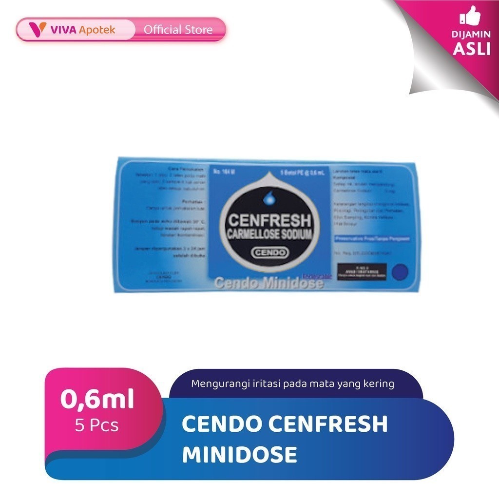 Jual Cendo Cenfresh Minidose Obat Tetes Mata (5x0.6ml) | Shopee Indonesia