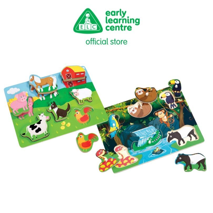 Jual Addo Woodlets Chunky Puzzle - Mainan Edukasi Kayu Anak | Shopee ...