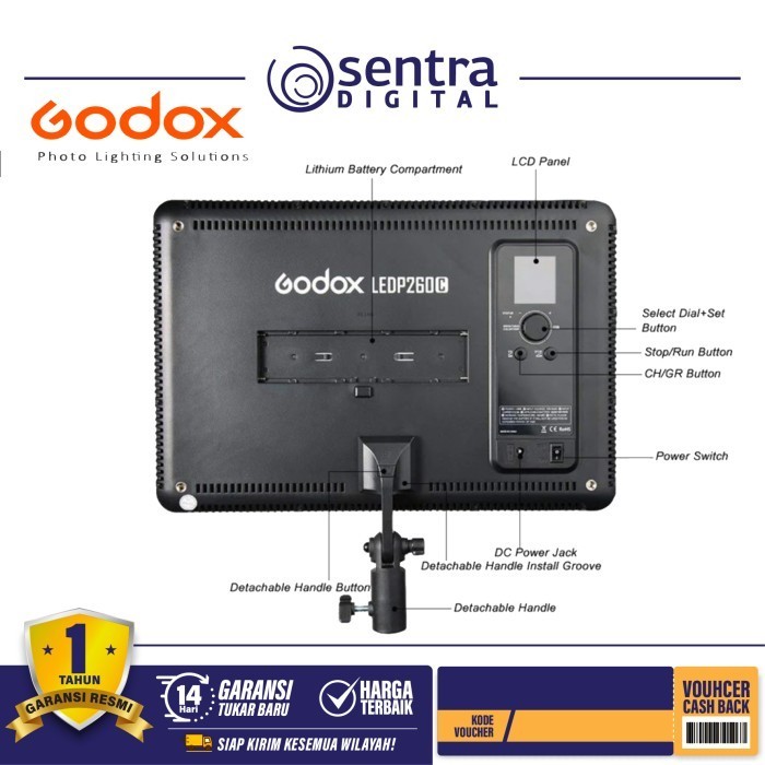 Jual Godox Led P260C / P 260C Led Video Light | Shopee Indonesia