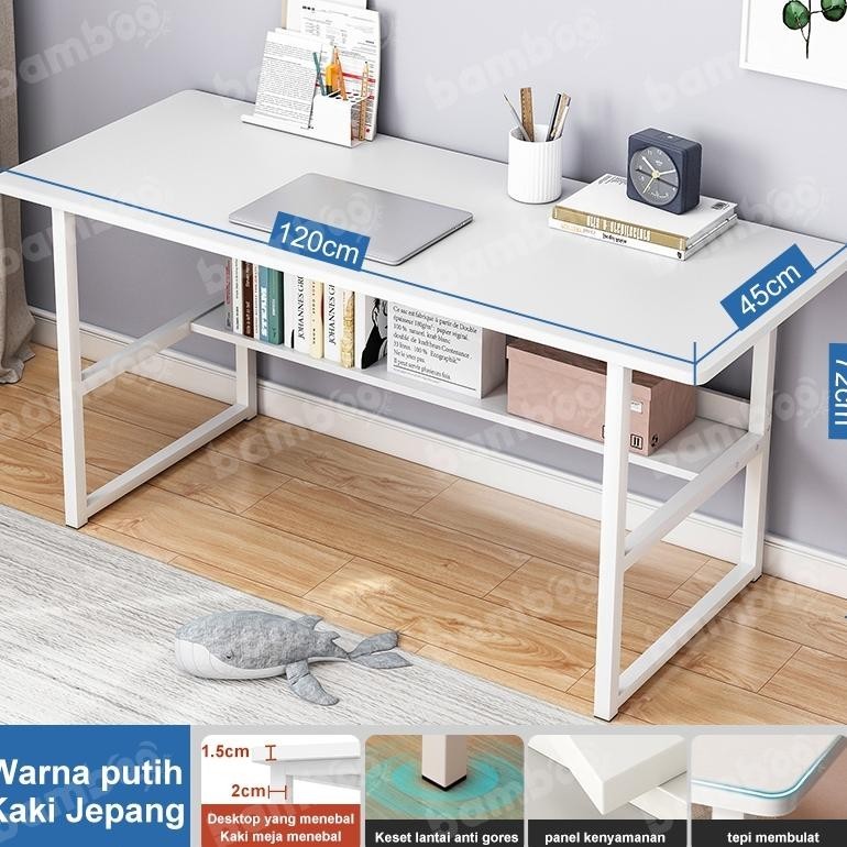 Jual kayu padatMeja Belajar Meja Kantor Minimalis Meja komputer 120CM ...
