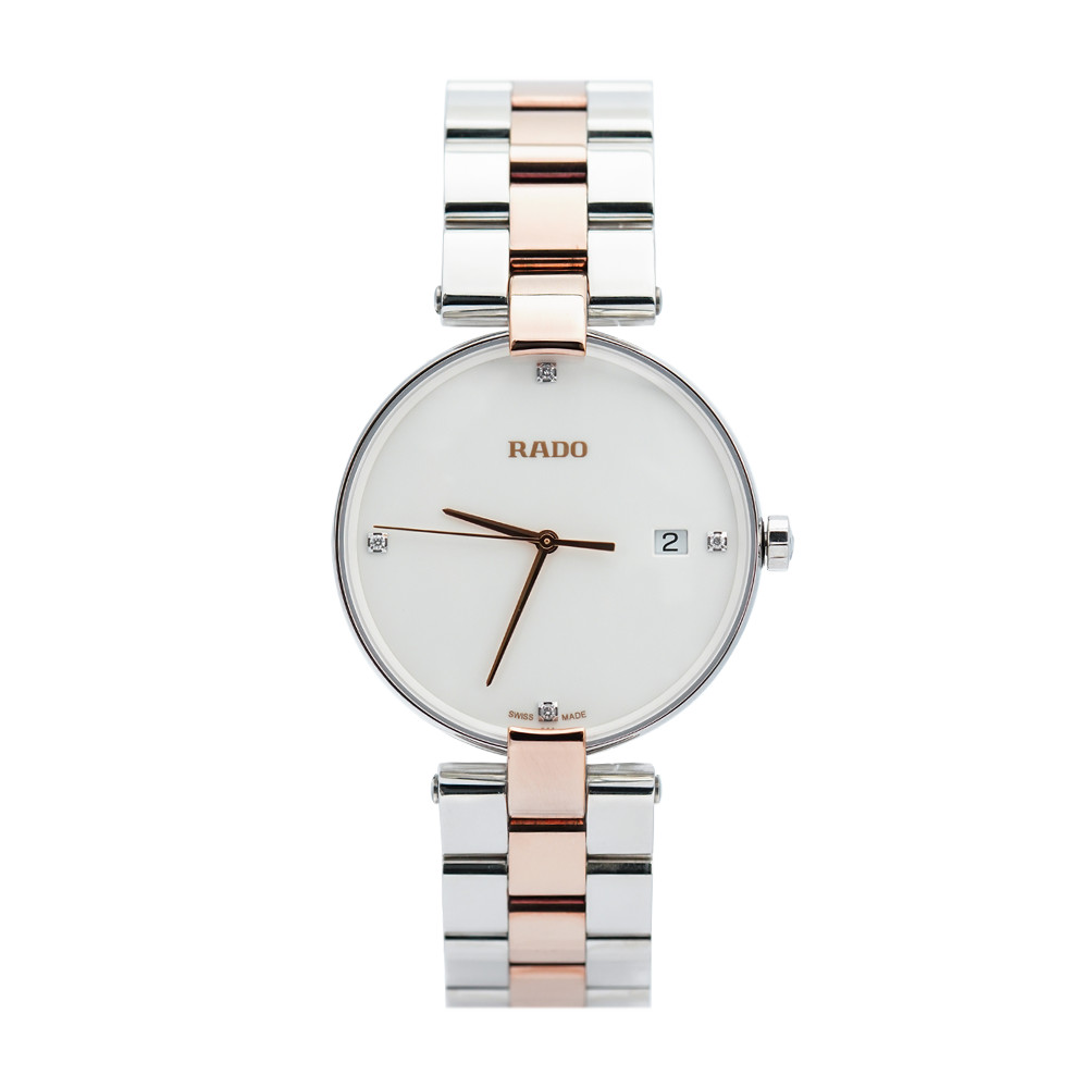 Jual Jam Tangan Wanita RADO Coupole Jubile R22852713 White Dial Dual ...
